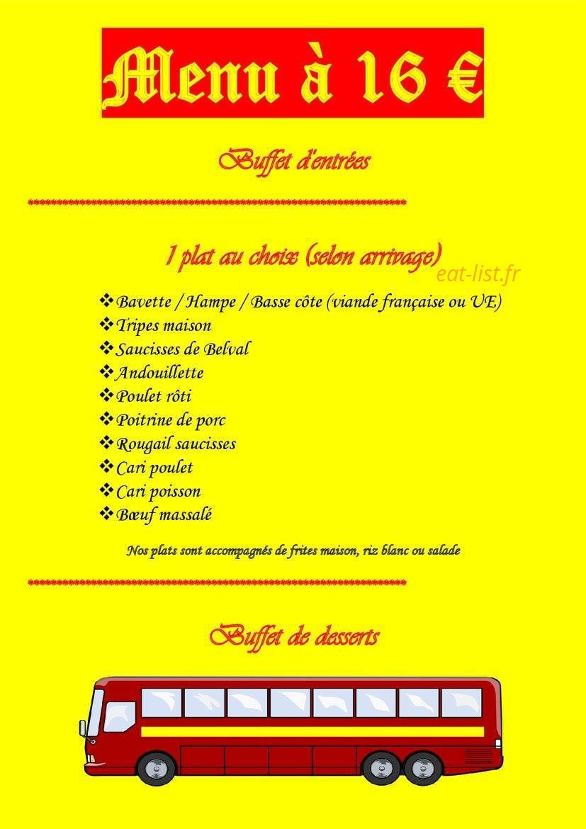 Bus frites — carte page 1