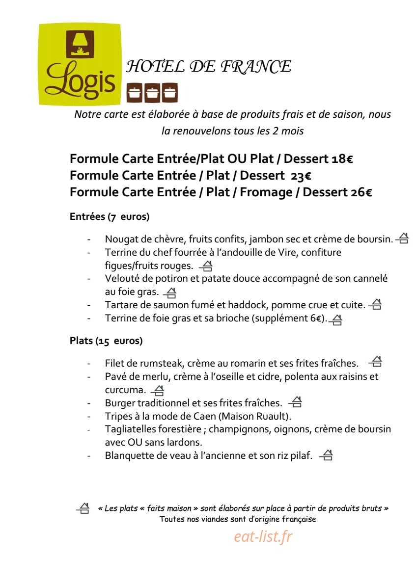 La Table Viroise — carte page 1