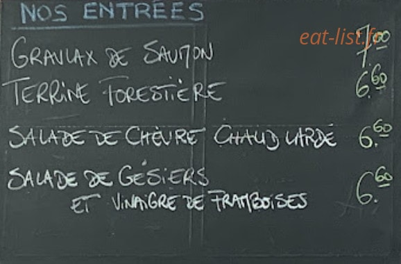 Le Bouchon Virois — carte page 1