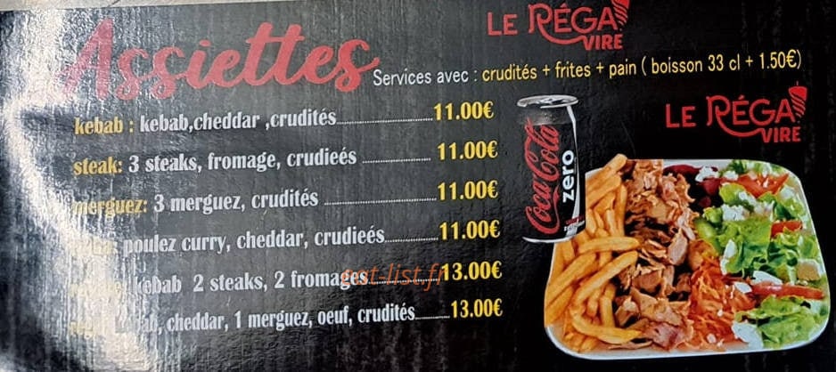 Le regal — carte page 2