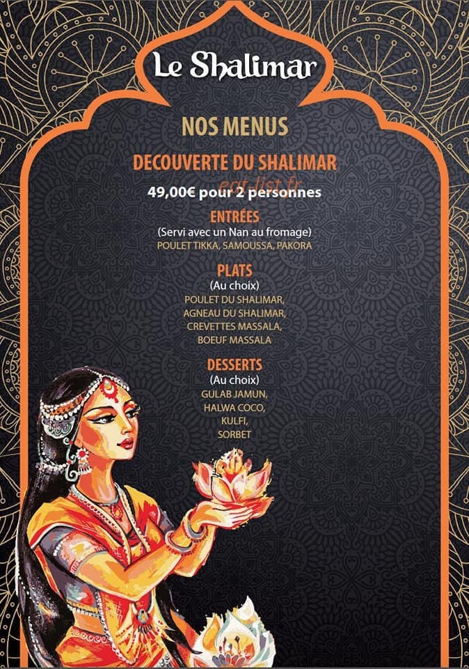 Le Shalimar — carte page 7