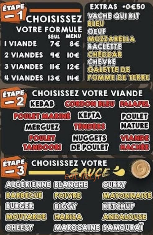 O Délice Tacos &kebab — carte page 7