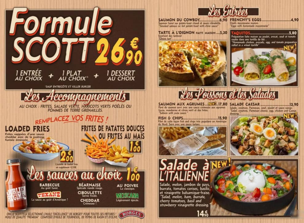 Oncle Scott's — carte page 5