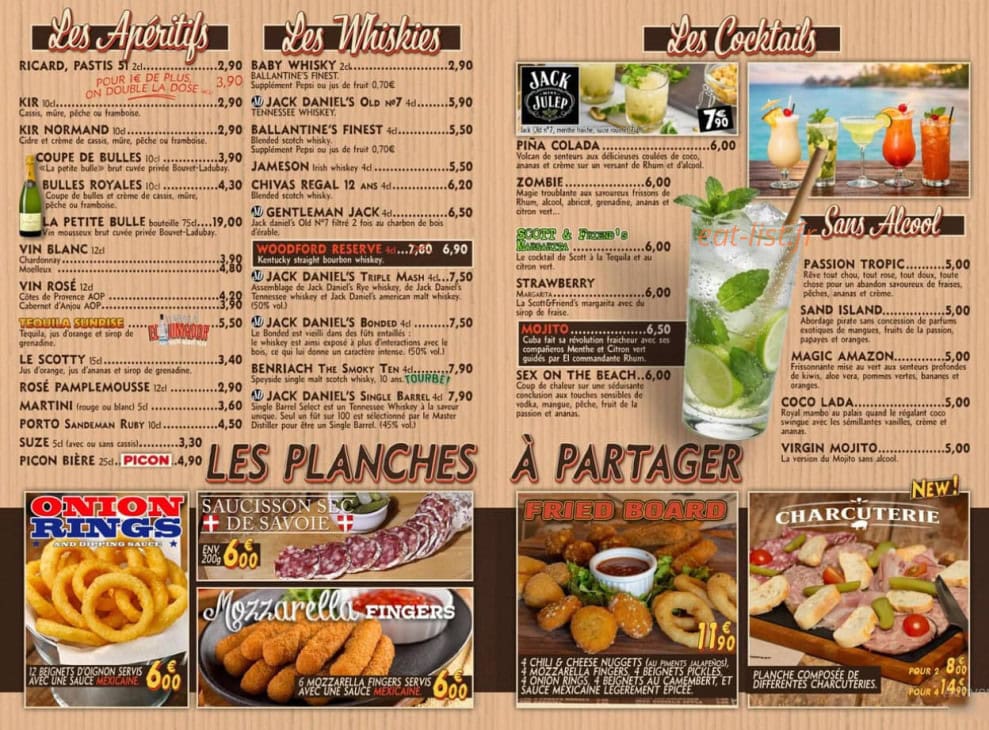 Oncle Scott's — carte page 7