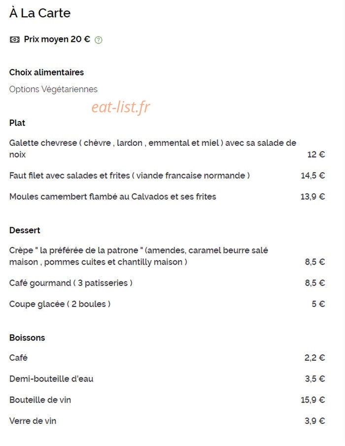 Le Jardin du Plaza — carte page 2