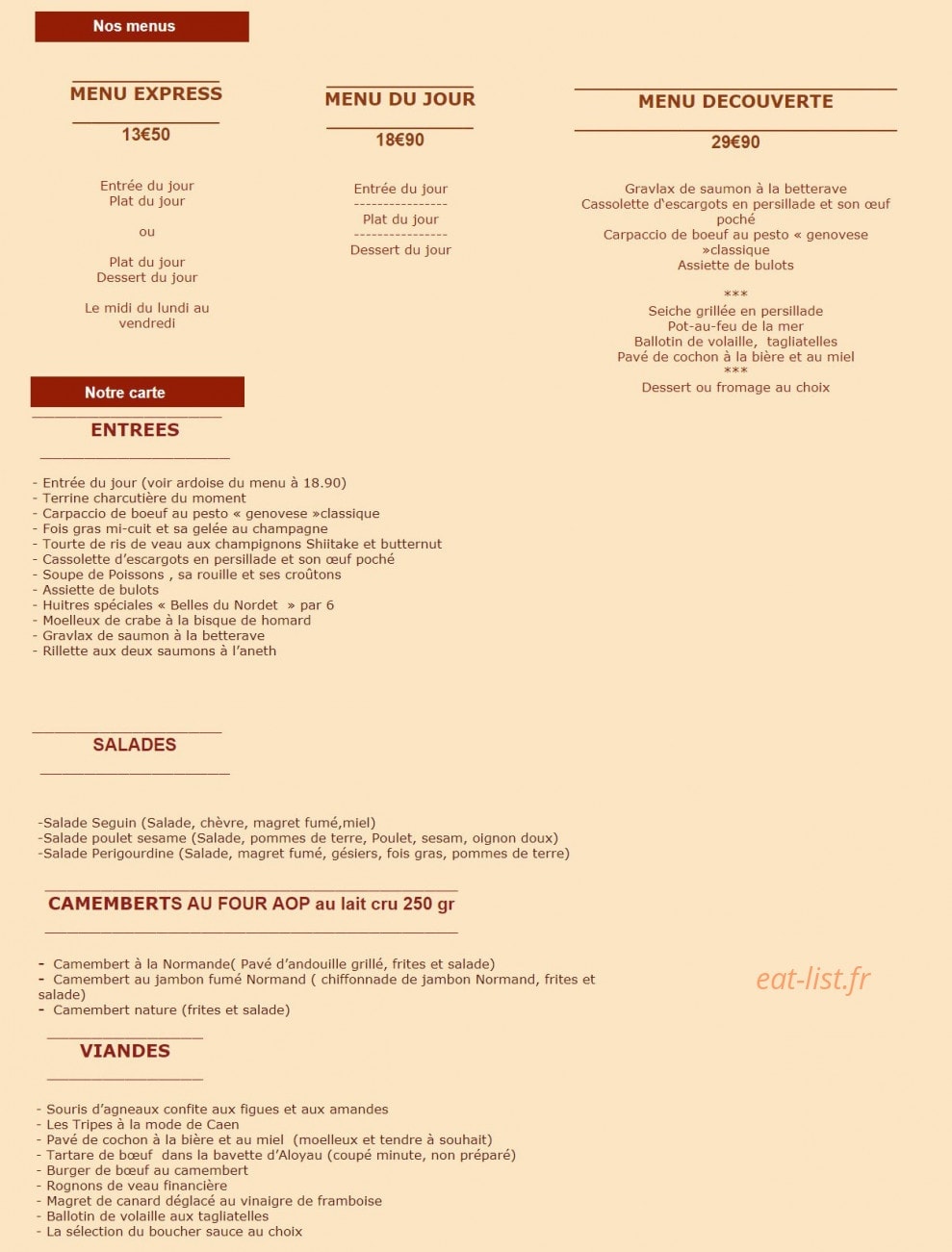Les Halles — carte page 1