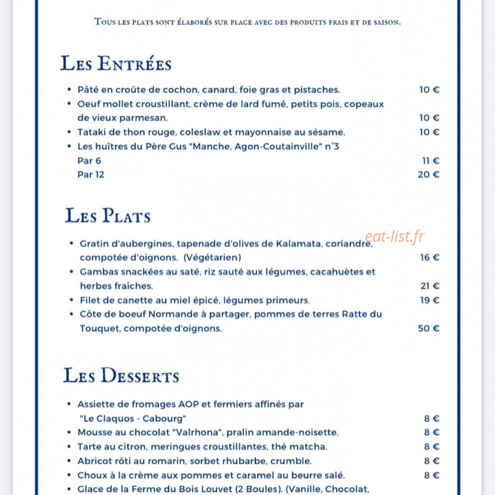 Les passantes — carte page 1