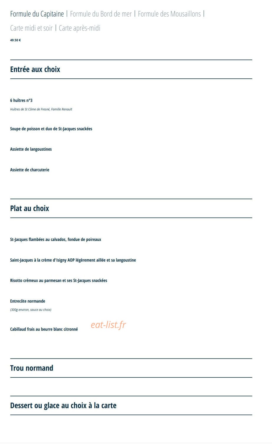 L'équipage — carte page 1