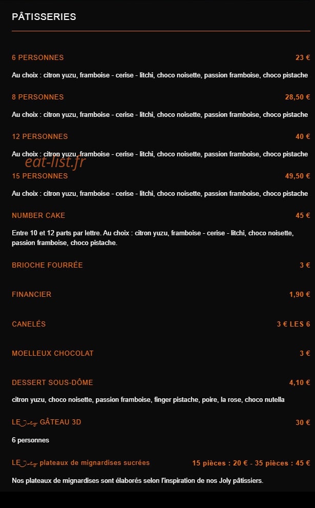 Julien Joly Boucherie — carte page 6