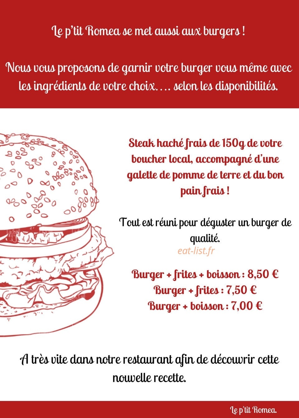 Pizzeria Le P'tit Roméa — carte page 4