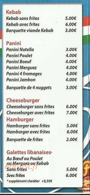 Le Carminute — carte page 3