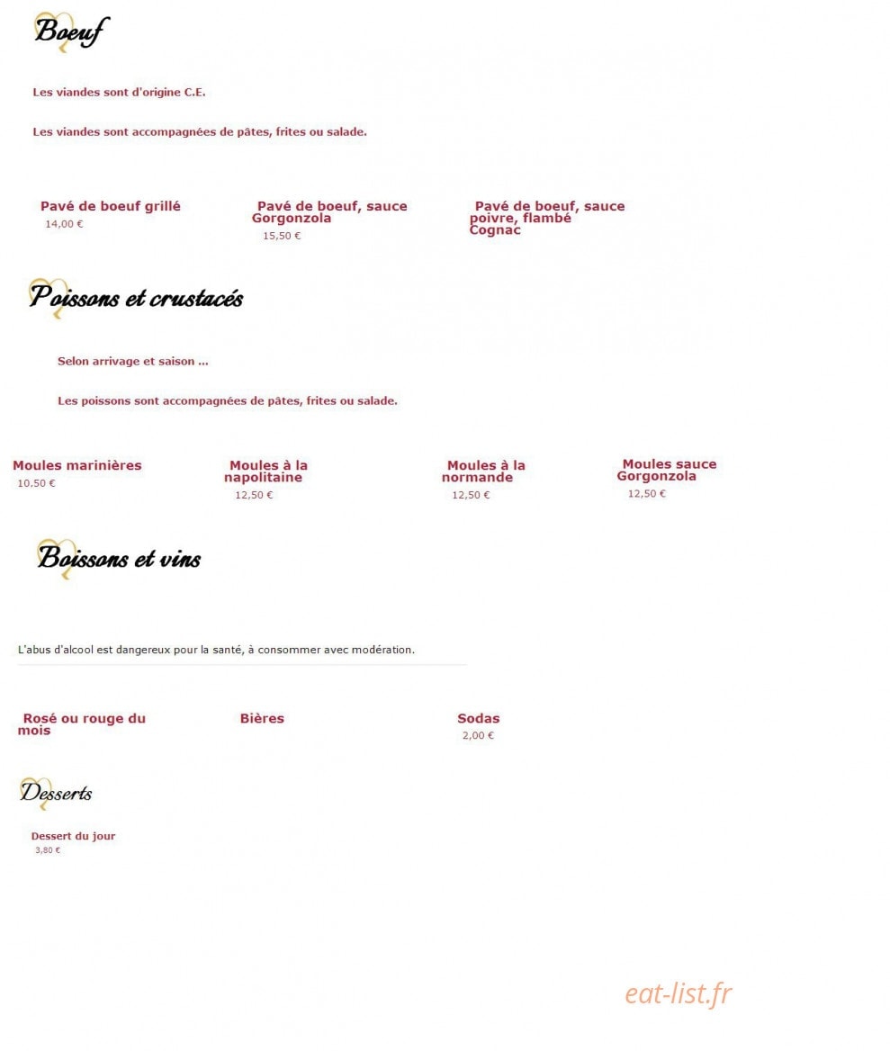 Amoretto — carte page 4