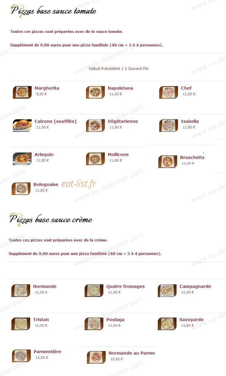 Amoretto — carte page 1