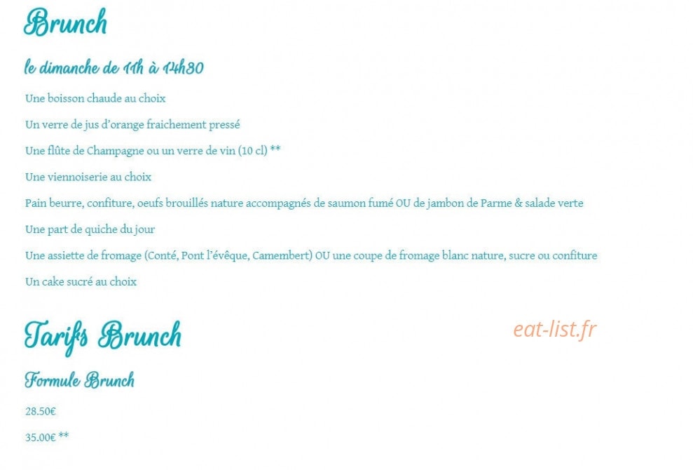 Cakes et gourmandises — carte page 3