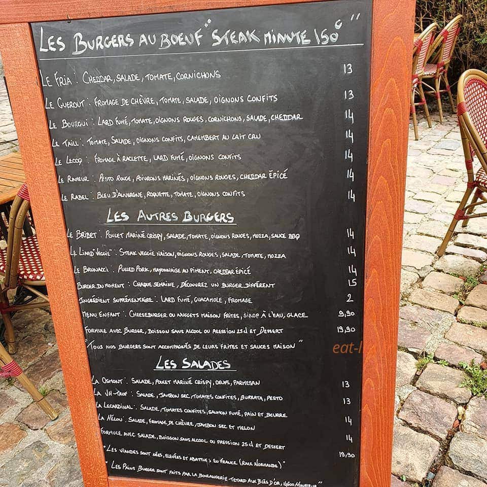 Chez Justine et Quentin — carte page 1