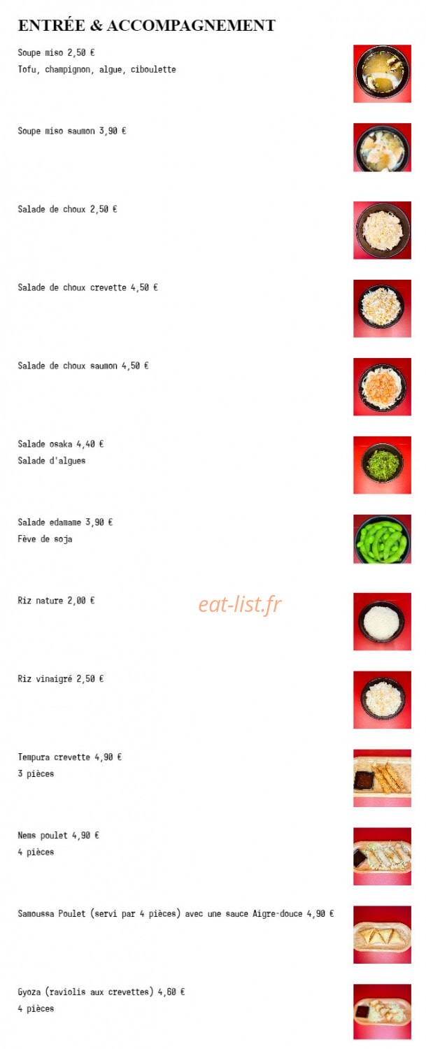Fuji Sushi — carte page 4