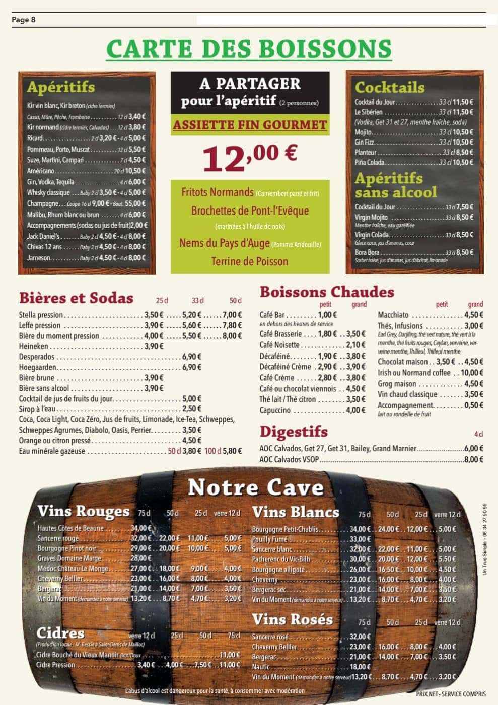 L' Alcyone — carte page 8