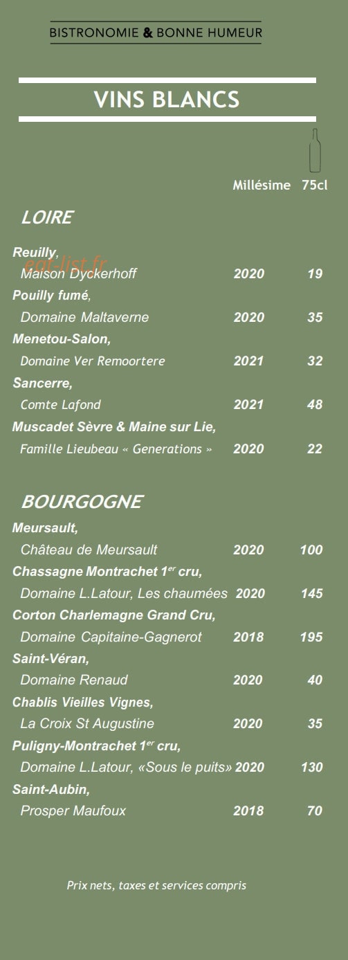 L'Oxalis — carte page 12