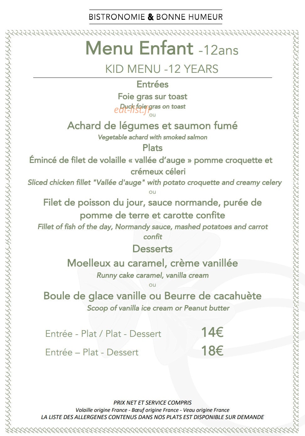 L'Oxalis — carte page 9
