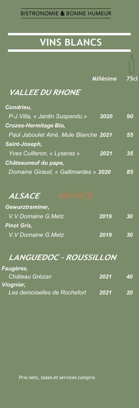 L'Oxalis — carte page 13
