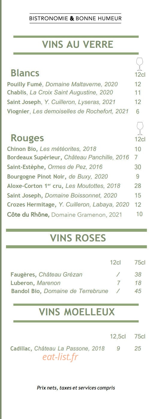 L'Oxalis — carte page 14