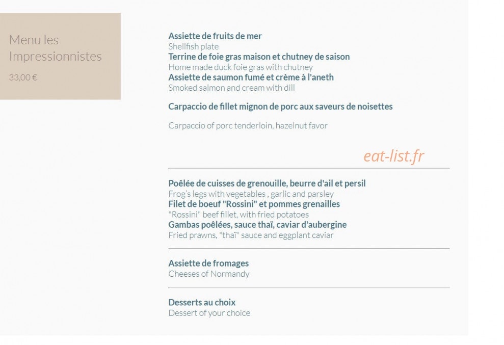 La Grenouille — carte page 3