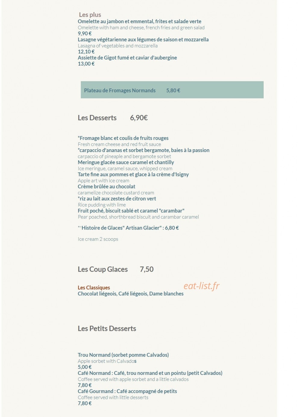 La Grenouille — carte page 5