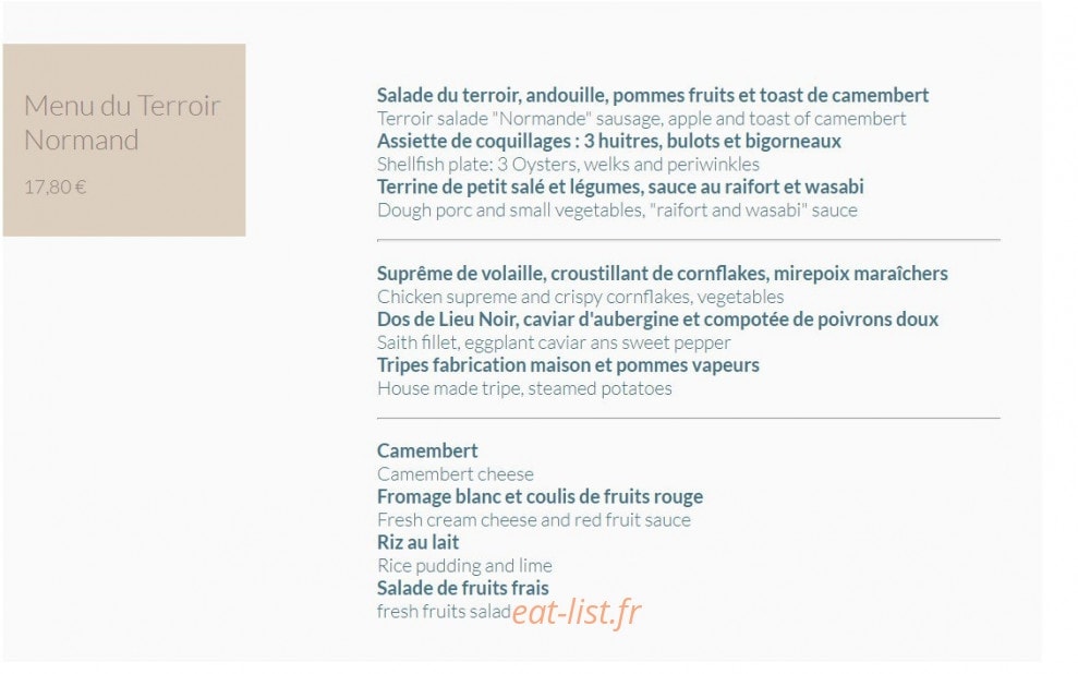 La Grenouille — carte page 1