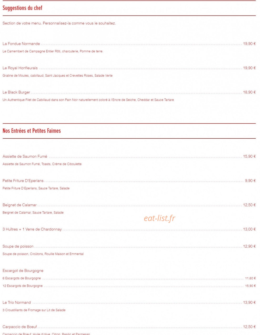 Le Anne Charlotte — carte page 1