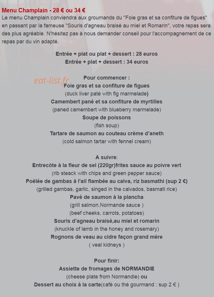 Le Champlain — carte page 3