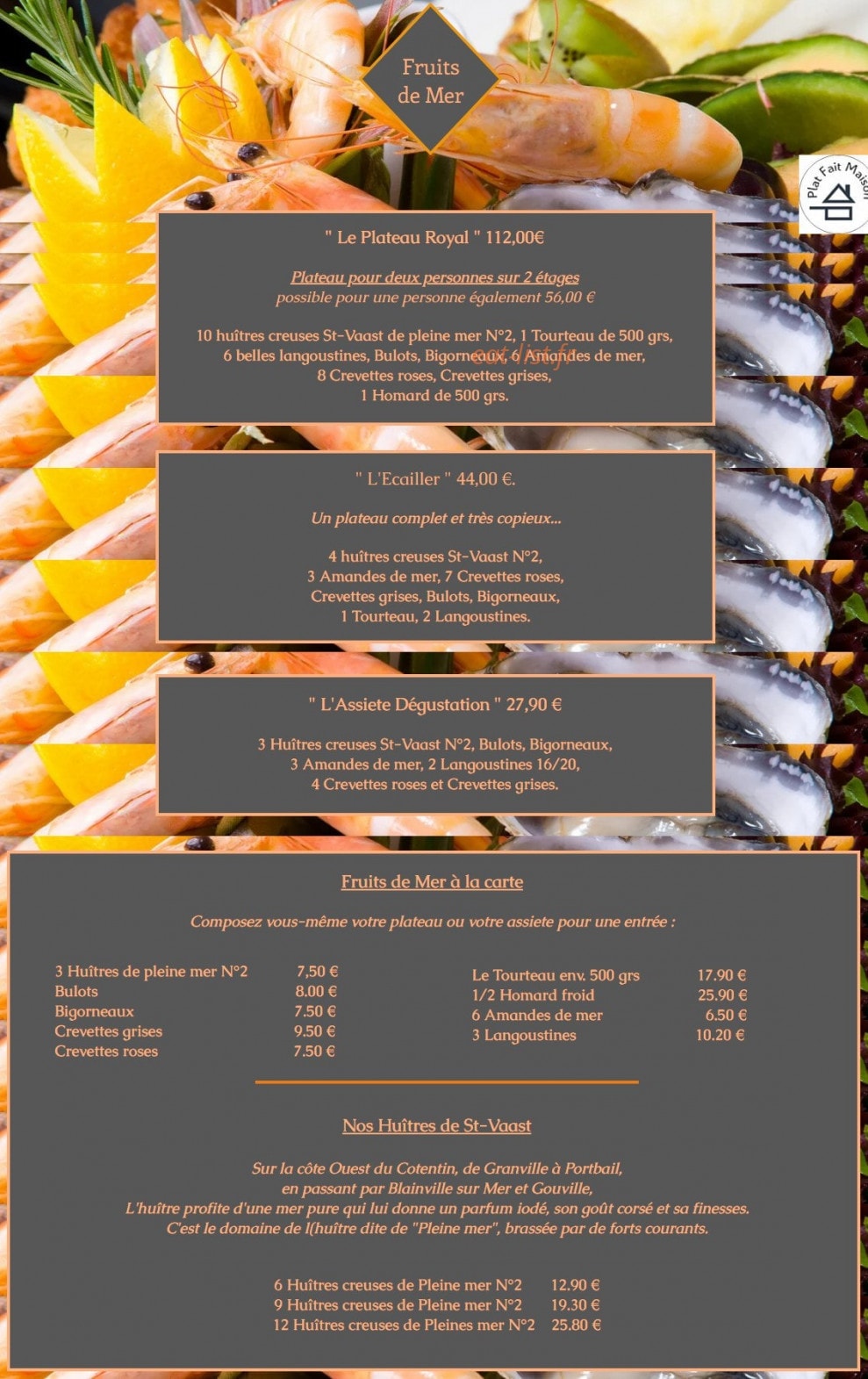 Le Côté Resto — carte page 2