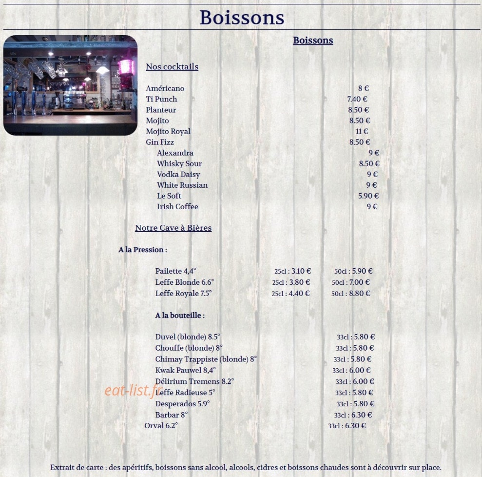 Le Petit Vasouillard — carte page 5