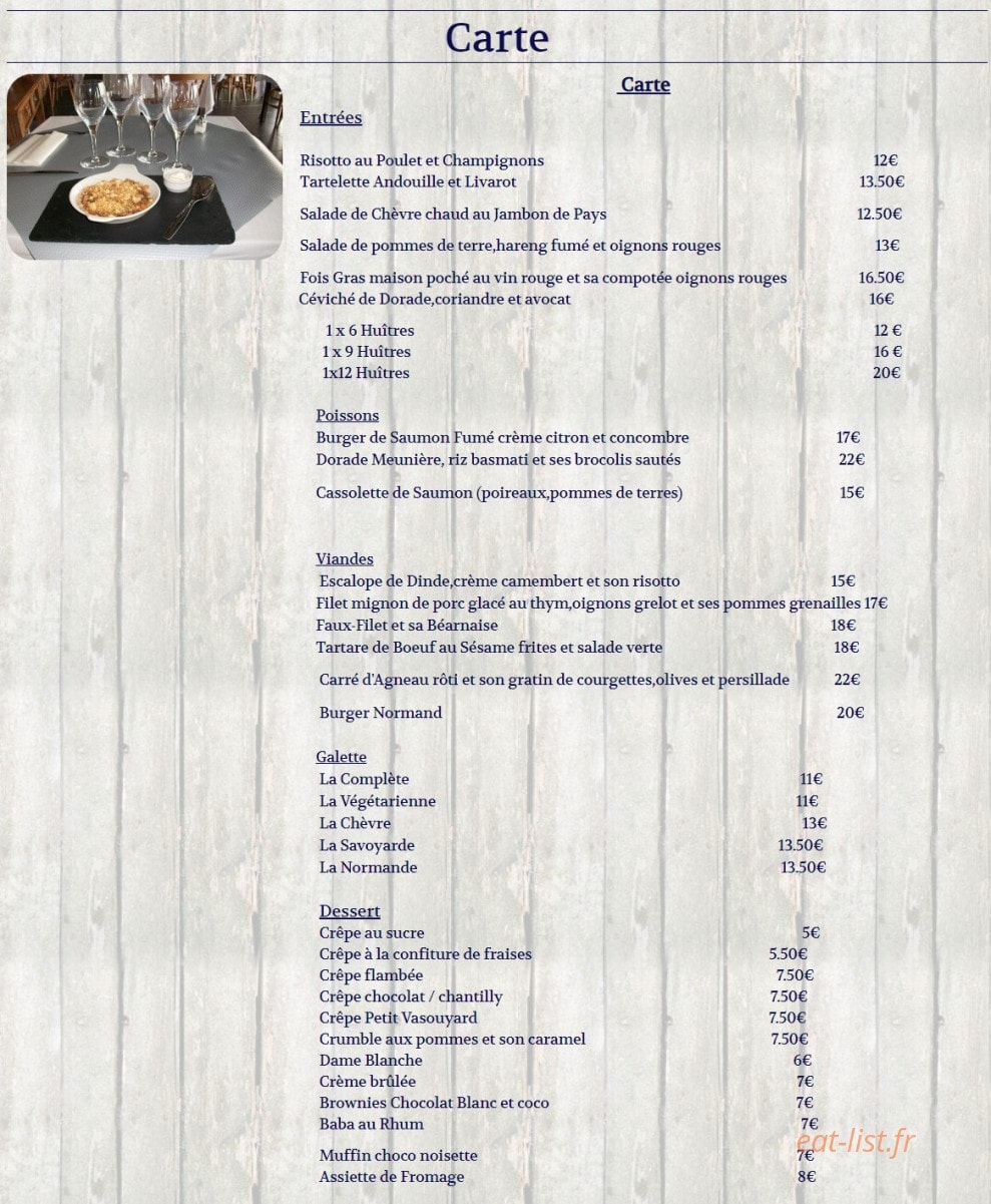 Le Petit Vasouillard — carte page 3