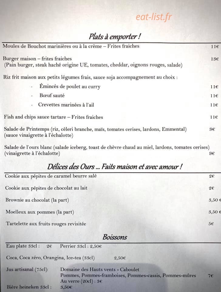 Le phare des ours — carte page 1