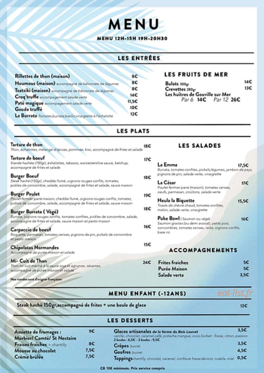 Le Spot — carte page 1