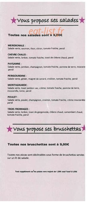 VIPizz — carte page 3