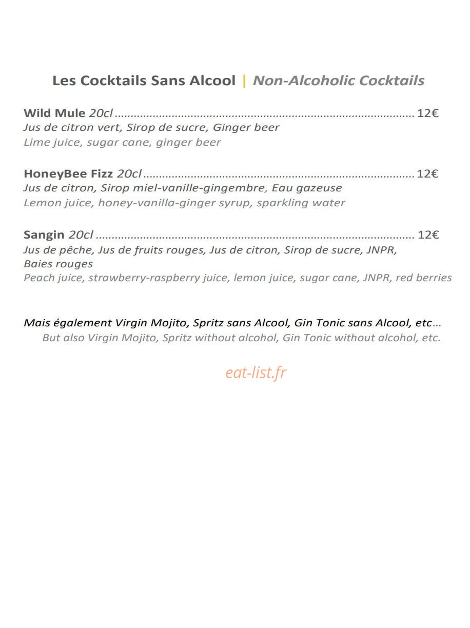 Le Capucine — carte page 7