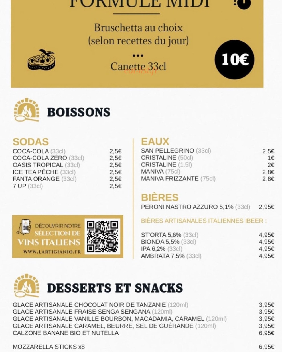 L’Artigiano — carte page 4