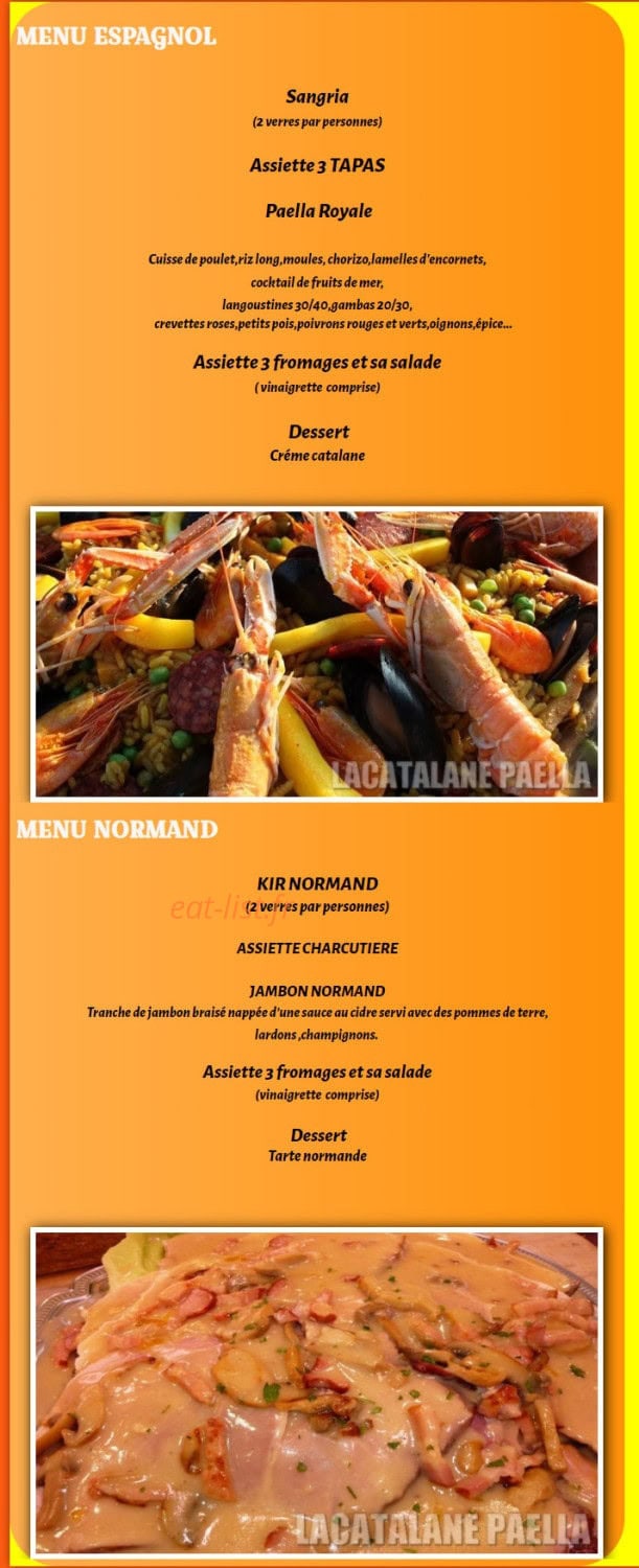 La catalane Paella — carte page 4