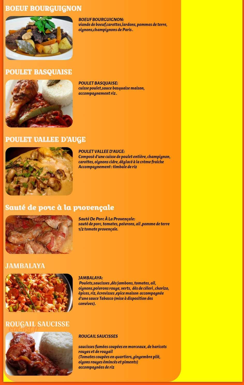 La catalane Paella — carte page 3