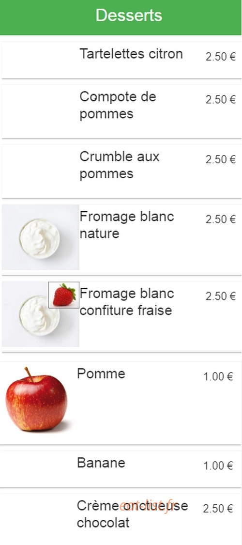 La Fabrik à Salad — carte page 3