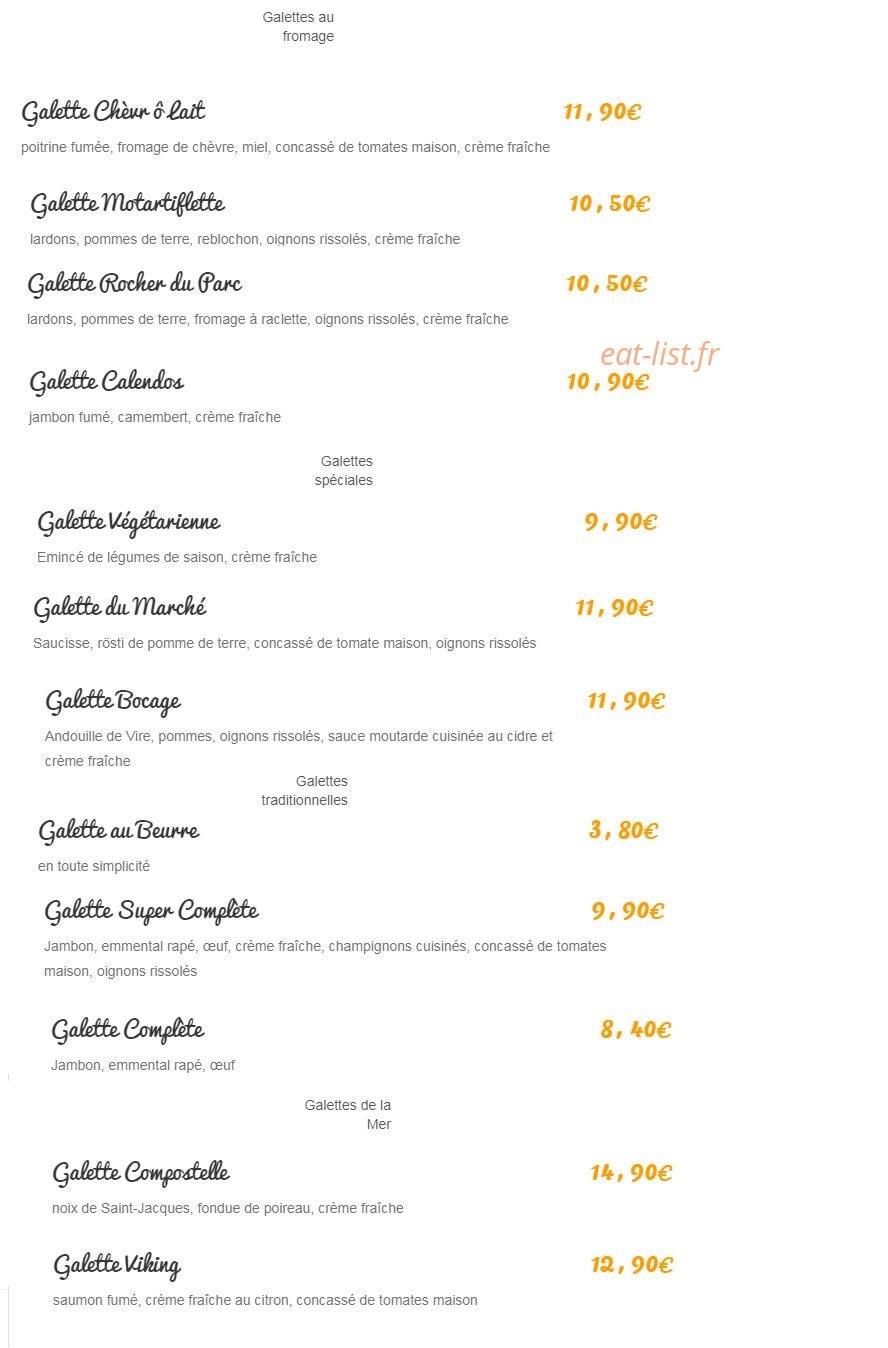 La Route des Crêpes — carte page 1