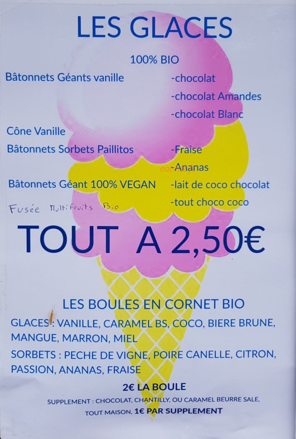 La Cabane Gourmande — carte page 1