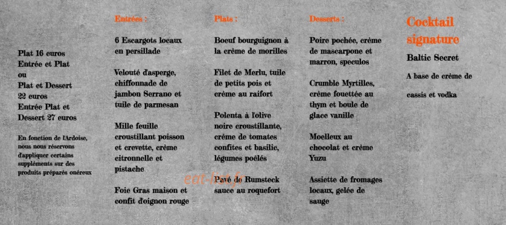 La Fine Goule — carte page 1