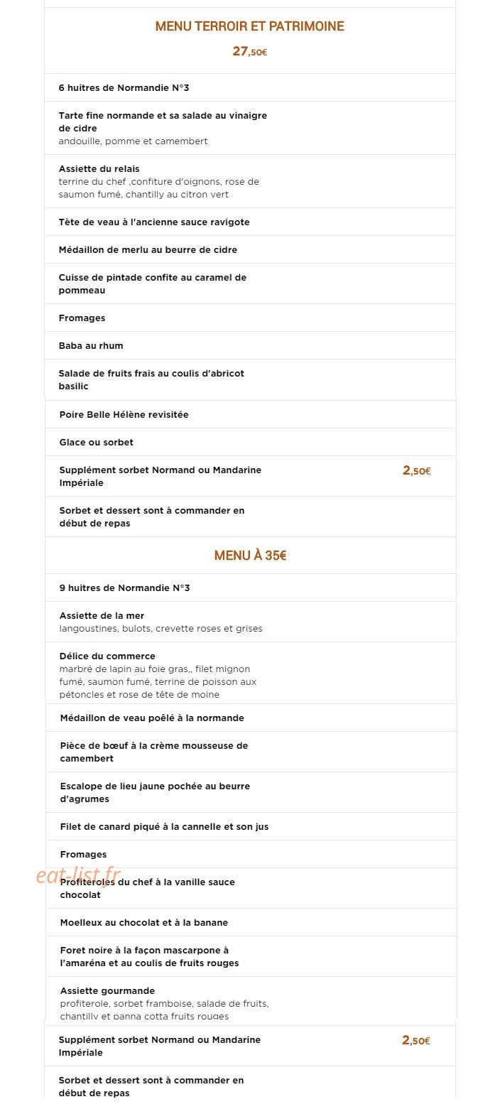 Relais du Commerce — carte page 3
