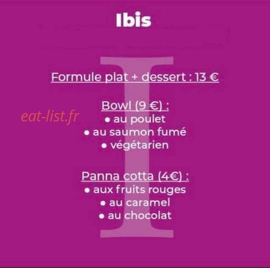 Ibis — carte page 1