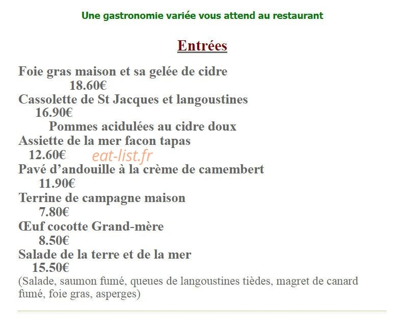 Le Jardin — carte page 4