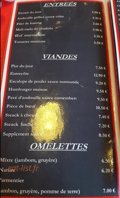 Le Pti' Resto — carte page 2
