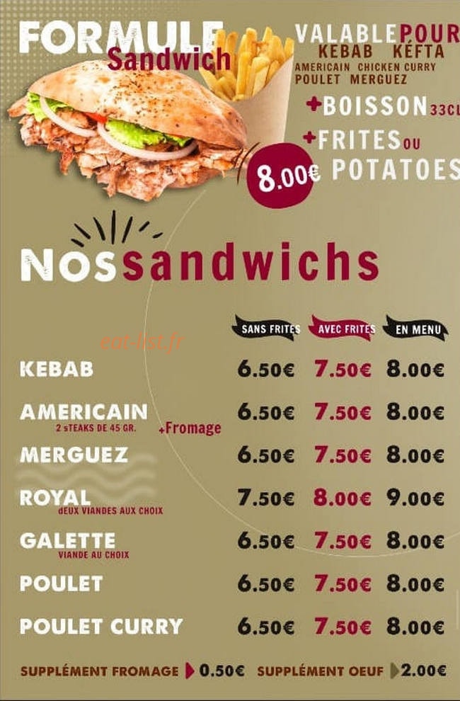 Tacos Land — carte page 4