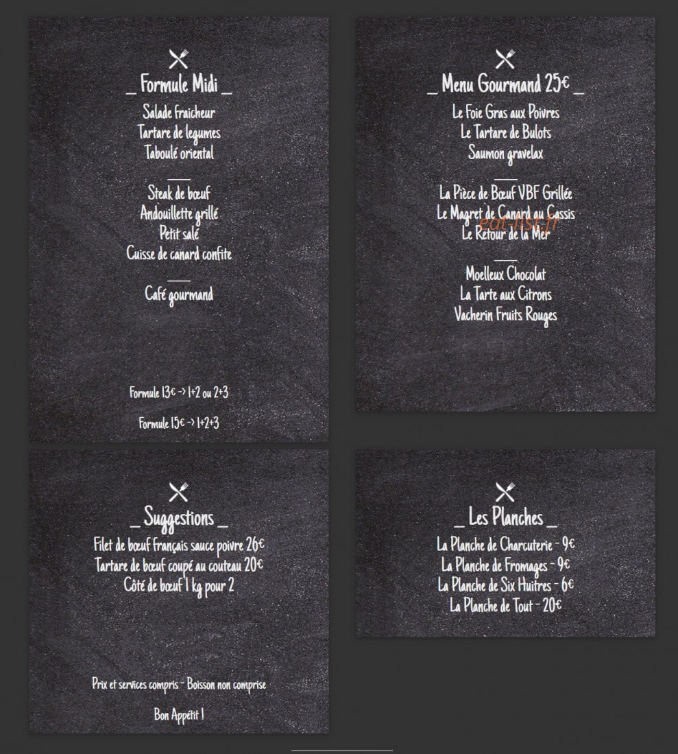 Le Trot — carte page 1